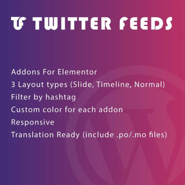 Twitter Feeds for Elementor WordPress Plugin